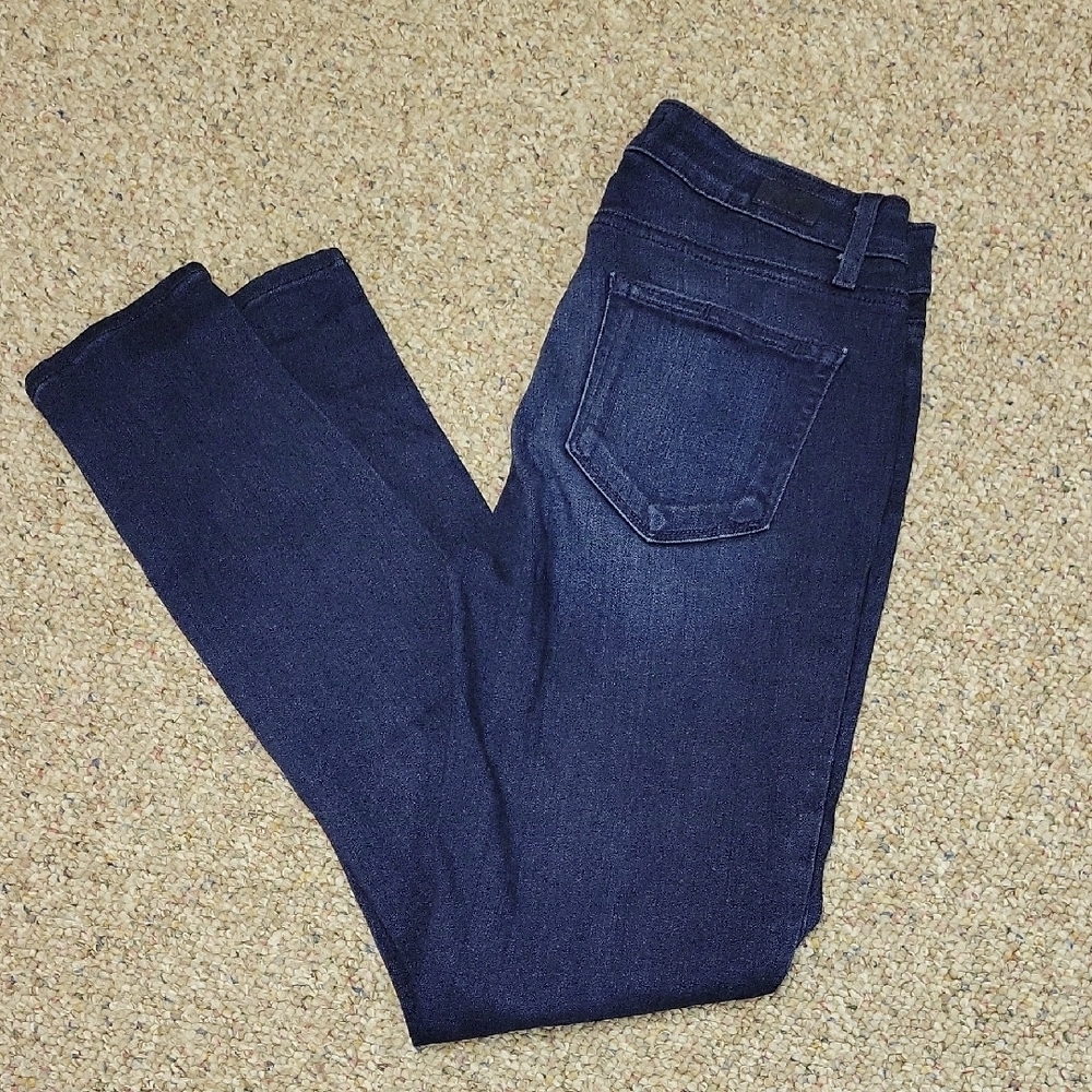 Paige Verdugo skinny Ankle Color Bryce Women's mid rise Blue Jeans Sz 27 - Picture 3 of 6